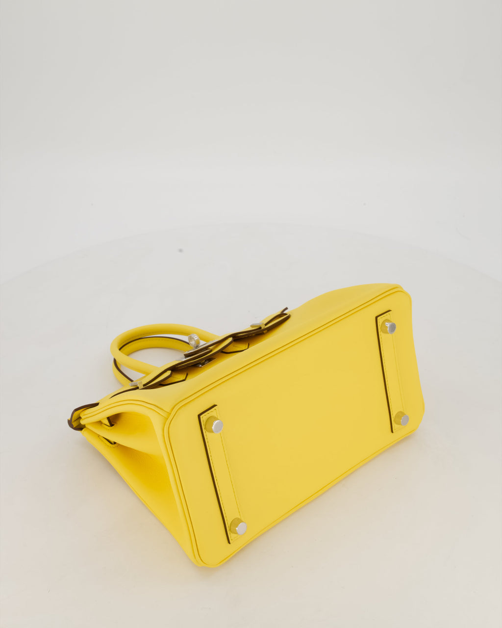 *RARE COLOUR* Hermès Birkin 25 Retourne Bag in Jaune Mango Swift Leather with Palladium Hardware