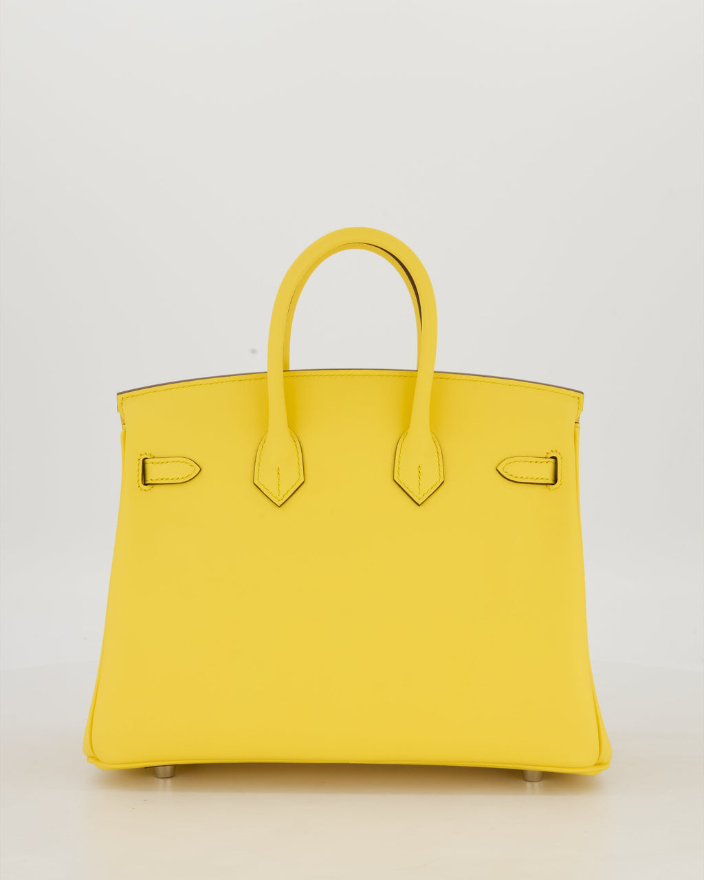 *RARE COLOUR* Hermès Birkin 25 Retourne Bag in Jaune Mango Swift Leather with Palladium Hardware