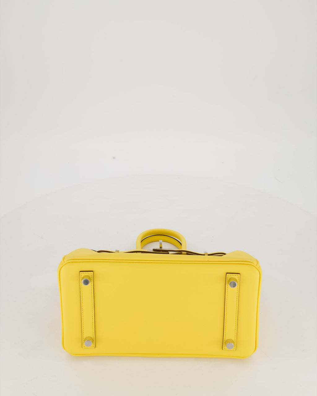 *RARE COLOUR* Hermès Birkin 25 Retourne Bag in Jaune Mango Swift Leather with Palladium Hardware