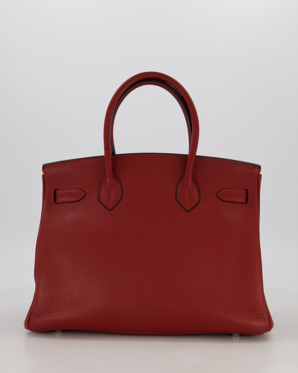 Hermès Birkin 30 Retourne Bag in Rouge H Togo Leather with Palladium Hardware