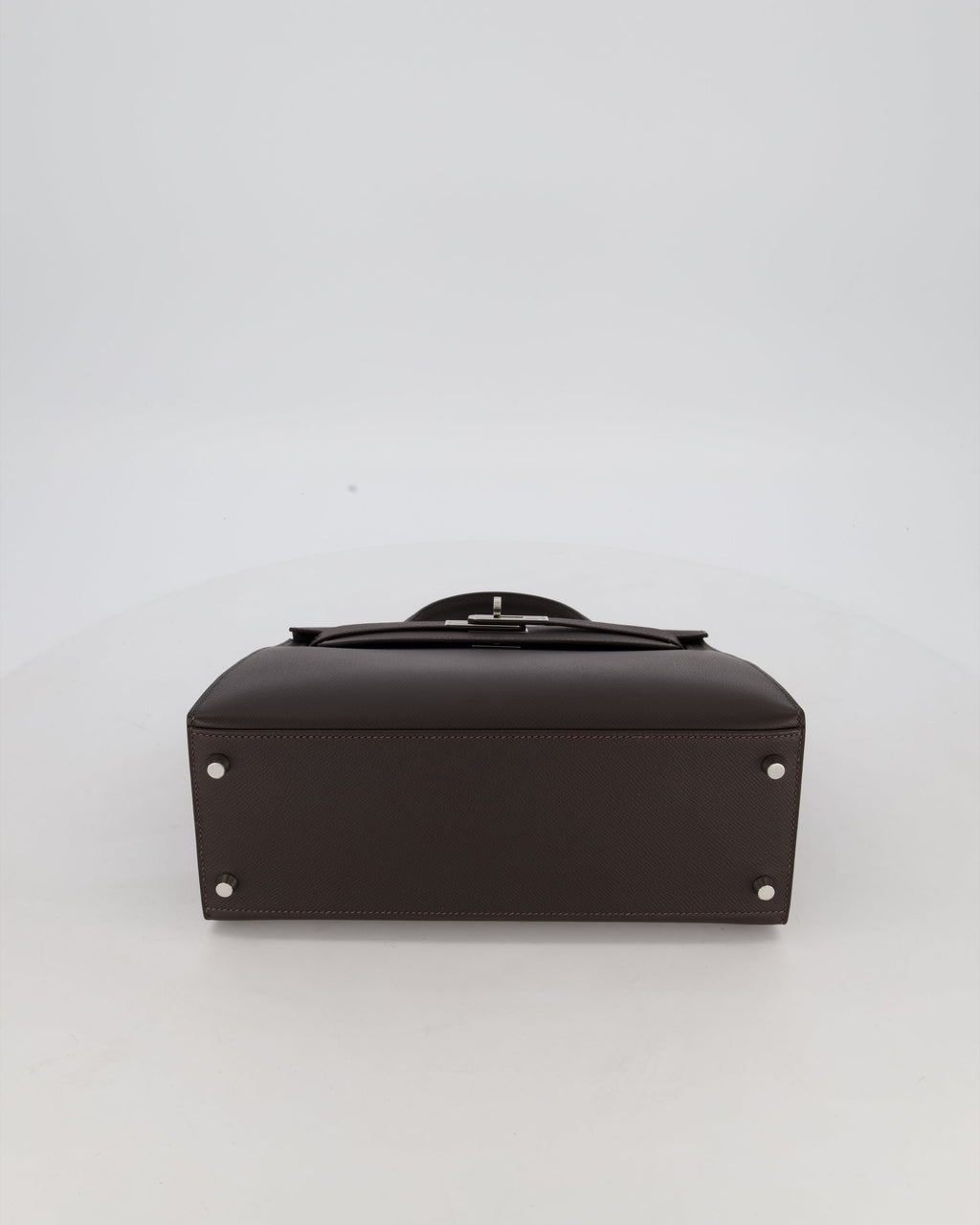 *RARE* Hermès Kelly 28 Sellier Bag in Bai Brun Epsom Leather with Palladium Hardware