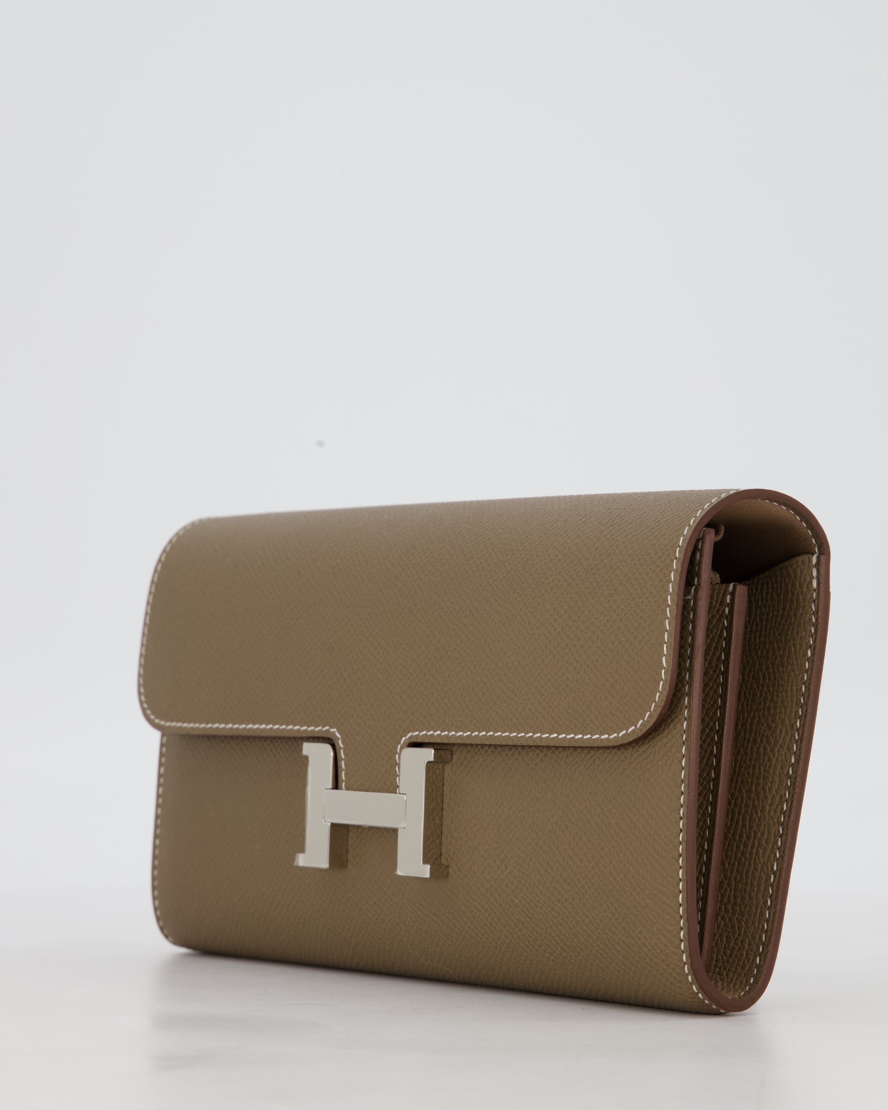 Hermès Constance To Go Bag in Etoupe Epsom Leather with Palladium Hardware