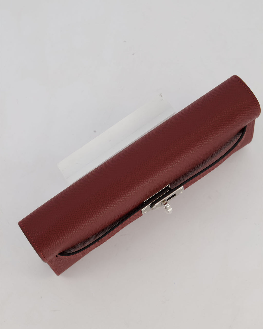 Hermès Kelly To Go Bag in Rouge H Epsom Leather with Palladium Hardware