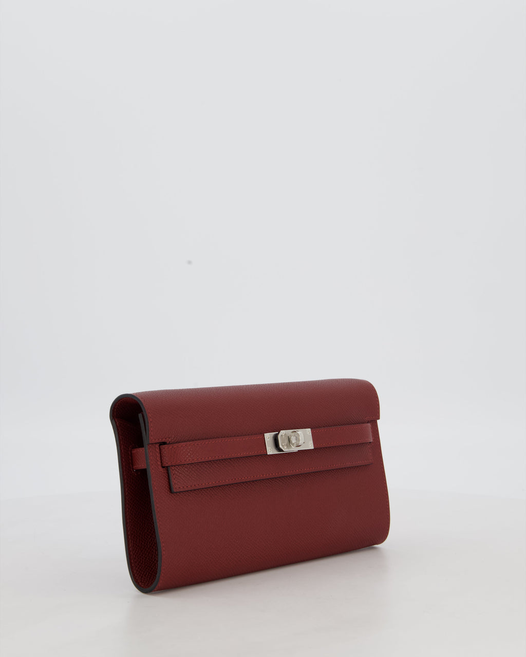 Hermès Kelly To Go Bag in Rouge H Epsom Leather with Palladium Hardware