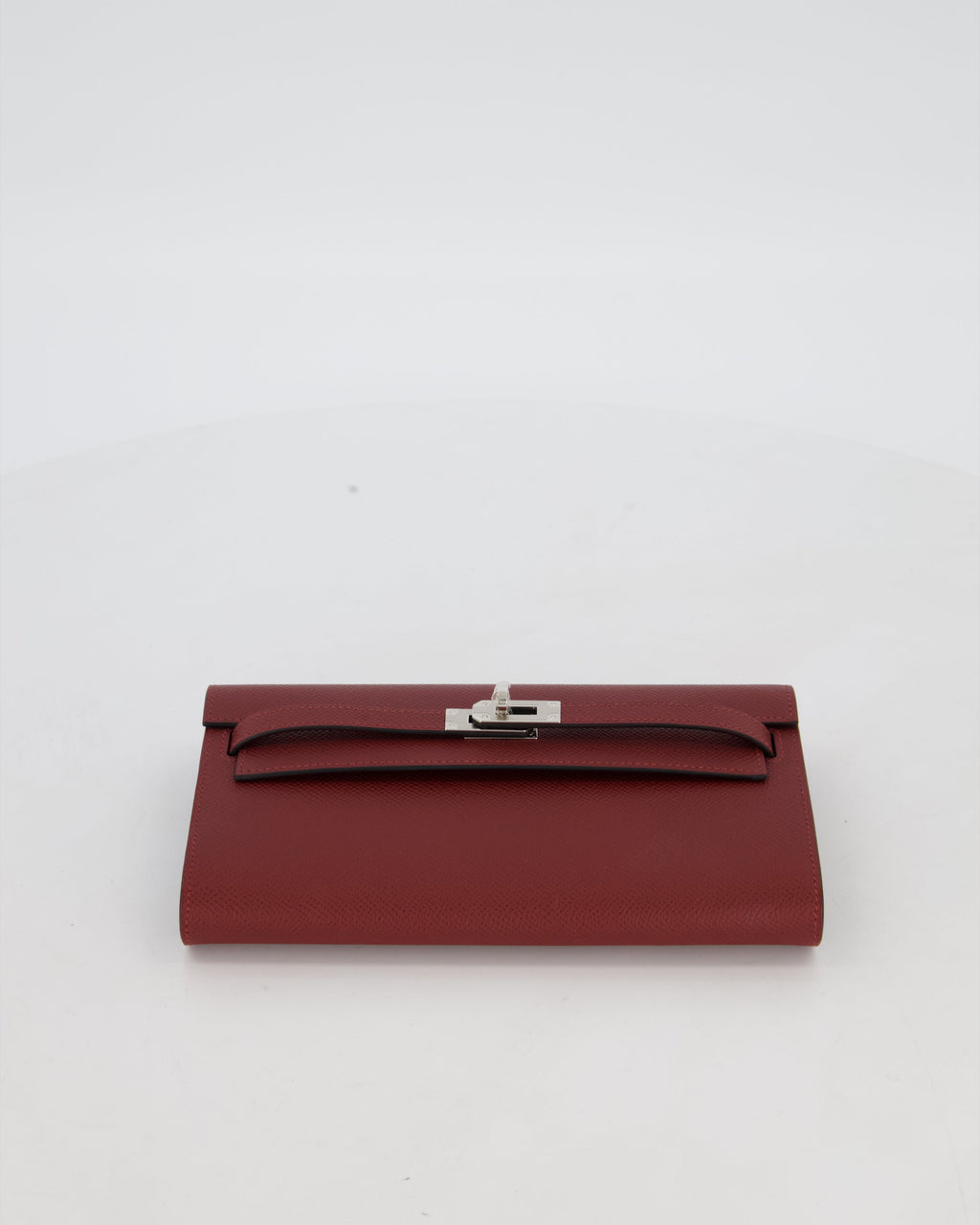Hermès Kelly To Go Bag in Rouge H Epsom Leather with Palladium Hardware