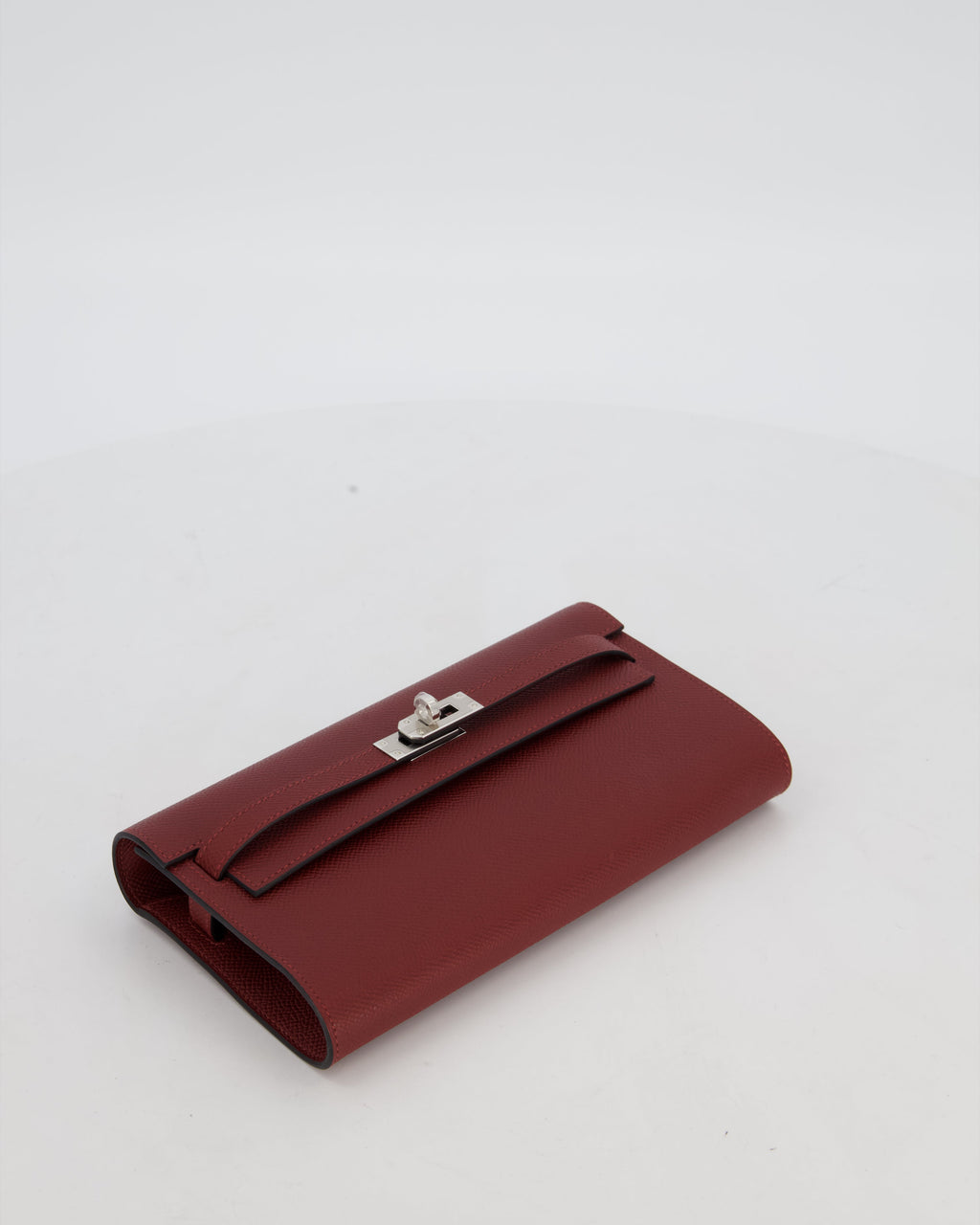 Hermès Kelly To Go Bag in Rouge H Epsom Leather with Palladium Hardware