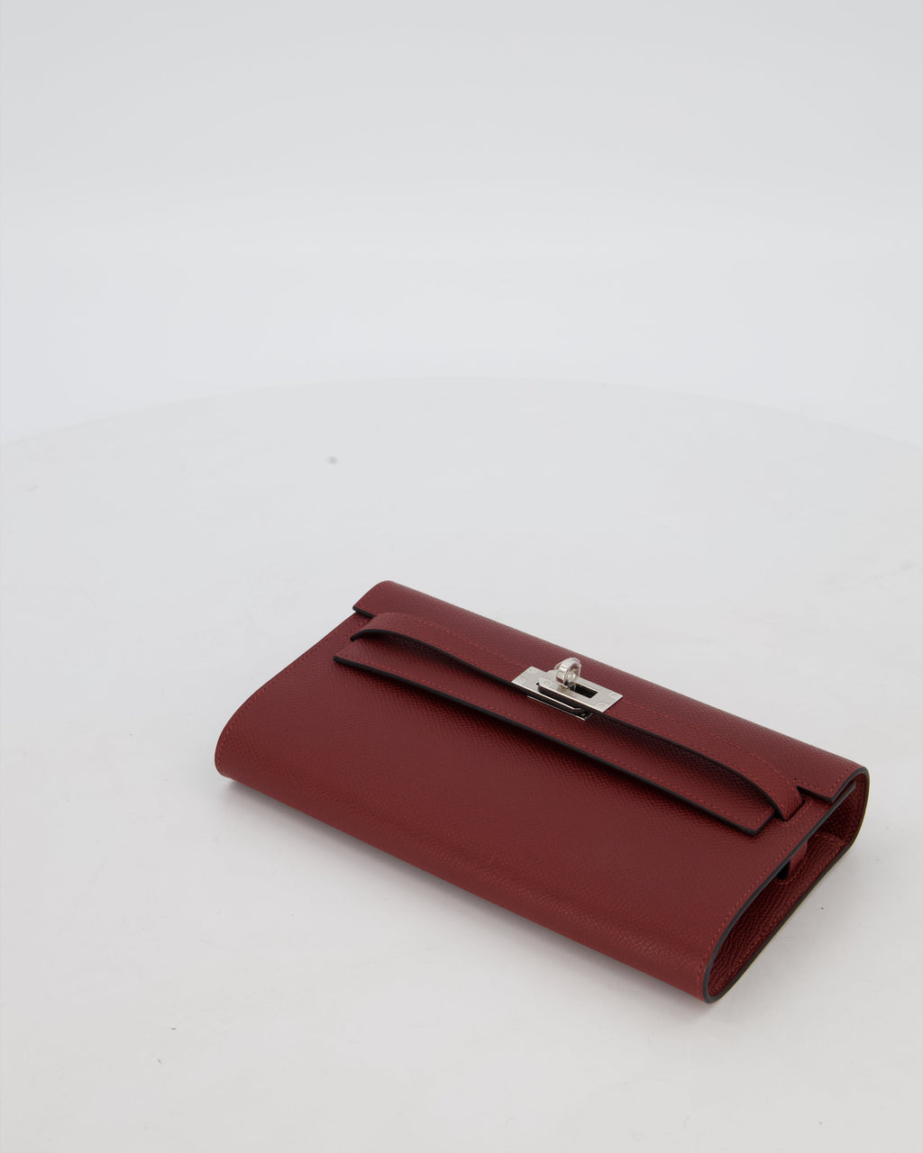 Hermès Kelly To Go Bag in Rouge H Epsom Leather with Palladium Hardware