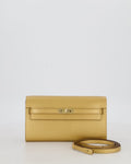Hermès Kelly To Go Bag in Doré Chevre Chamkila Leather with Gold Hardware