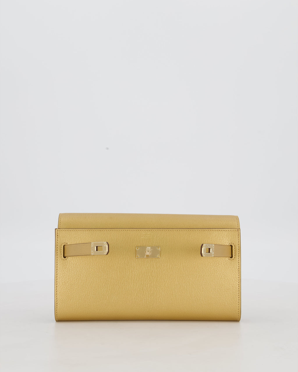 Hermès Kelly To Go Bag in Doré Chevre Chamkila Leather with Gold Hardware