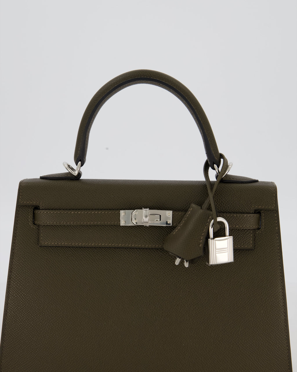 *NEW COLOUR* Hermès Kelly 25 Sellier Bag in Vert Loden Epsom Leather with Palladium Hardware