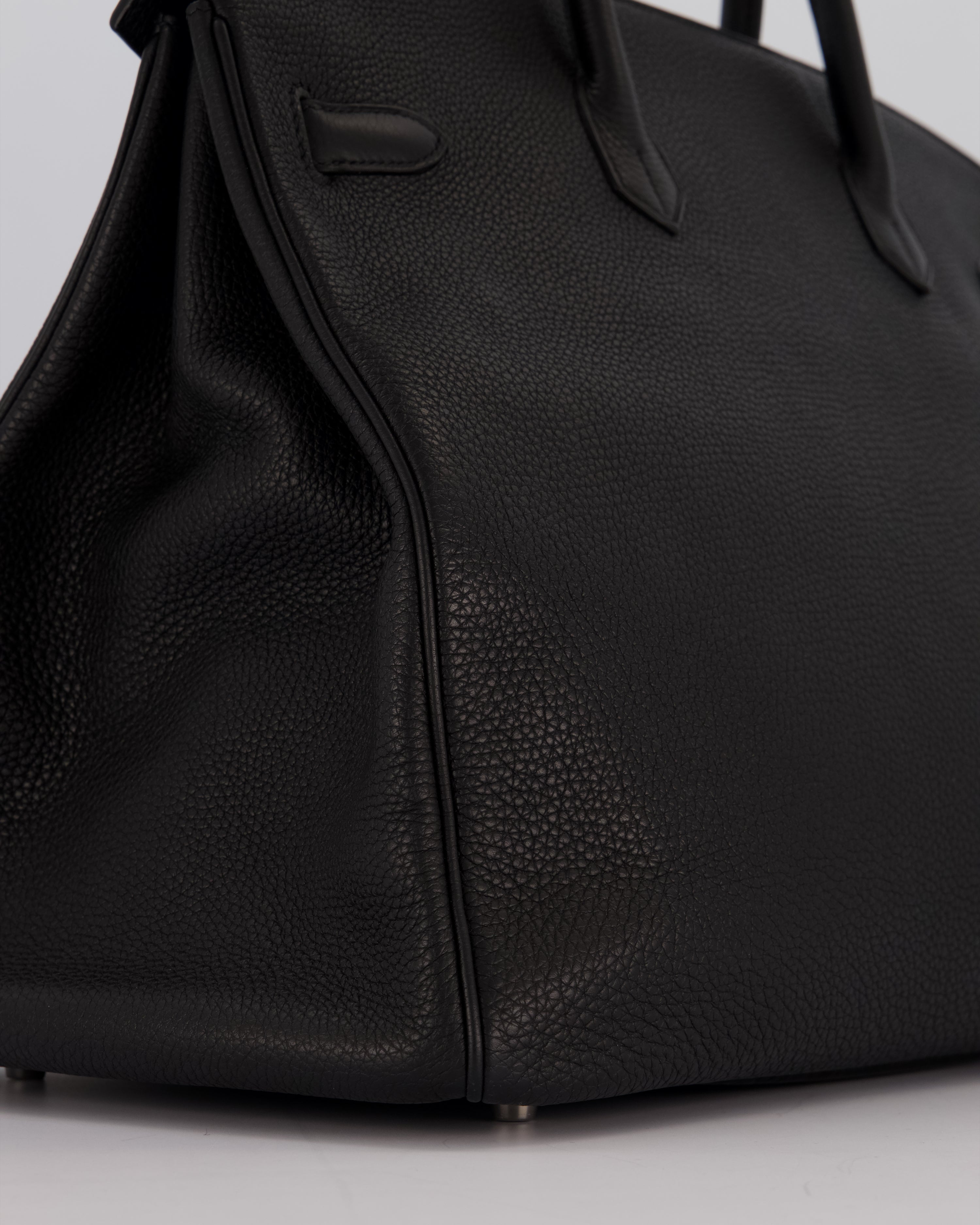 Hermès Birkin 40 Bag in Noir Togo Leather with Palladium Hardware