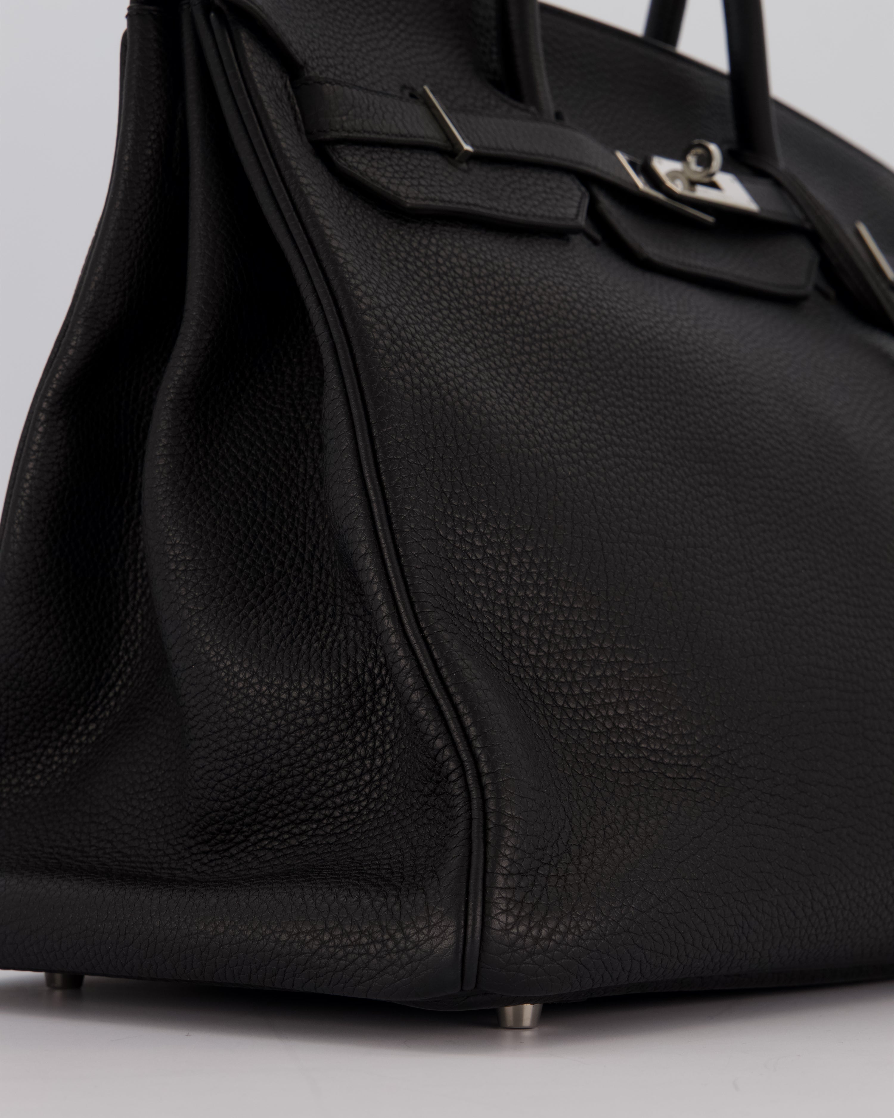 Hermès Birkin 40 Bag in Noir Togo Leather with Palladium Hardware