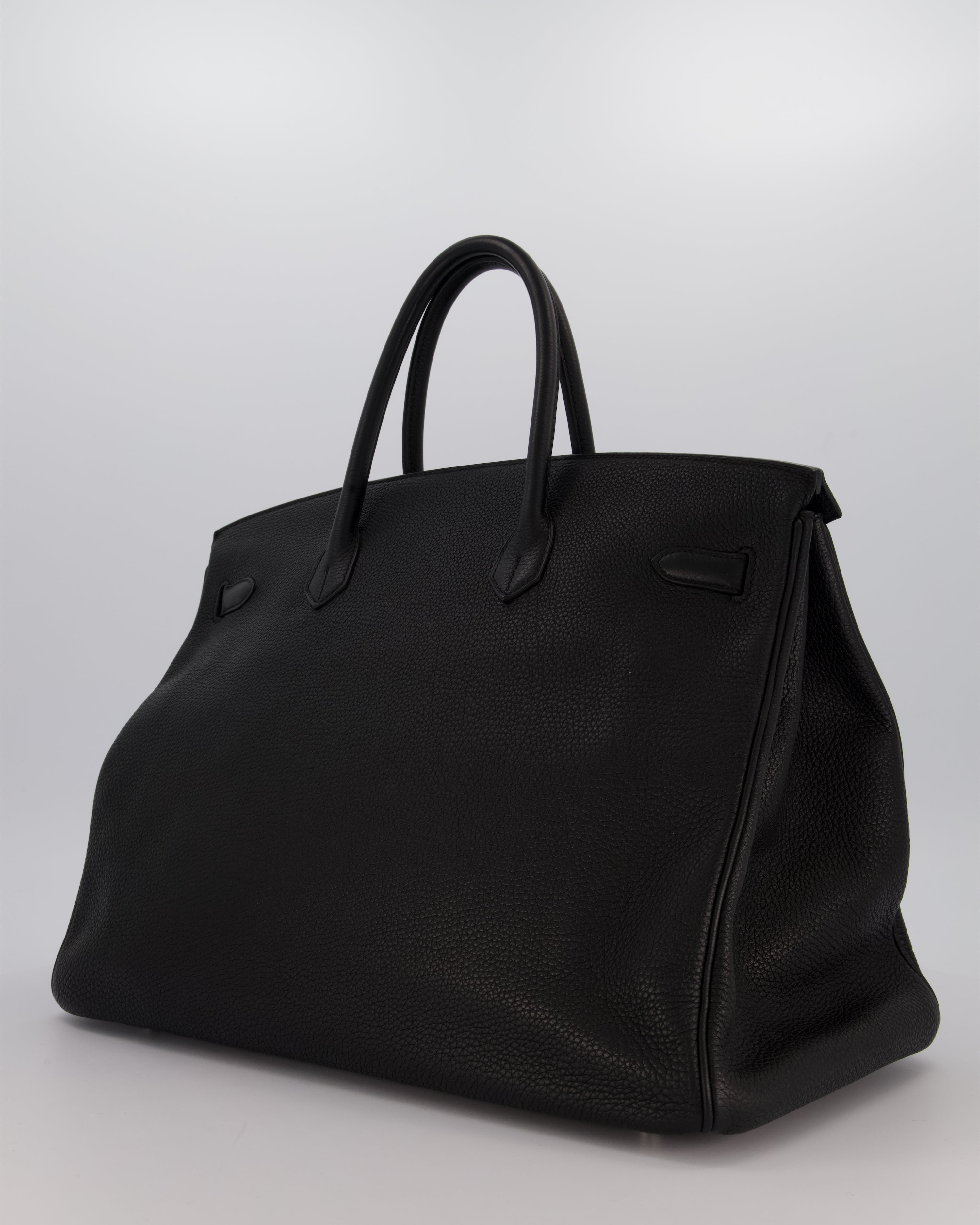 Hermès Birkin 40 Bag in Noir Togo Leather with Palladium Hardware