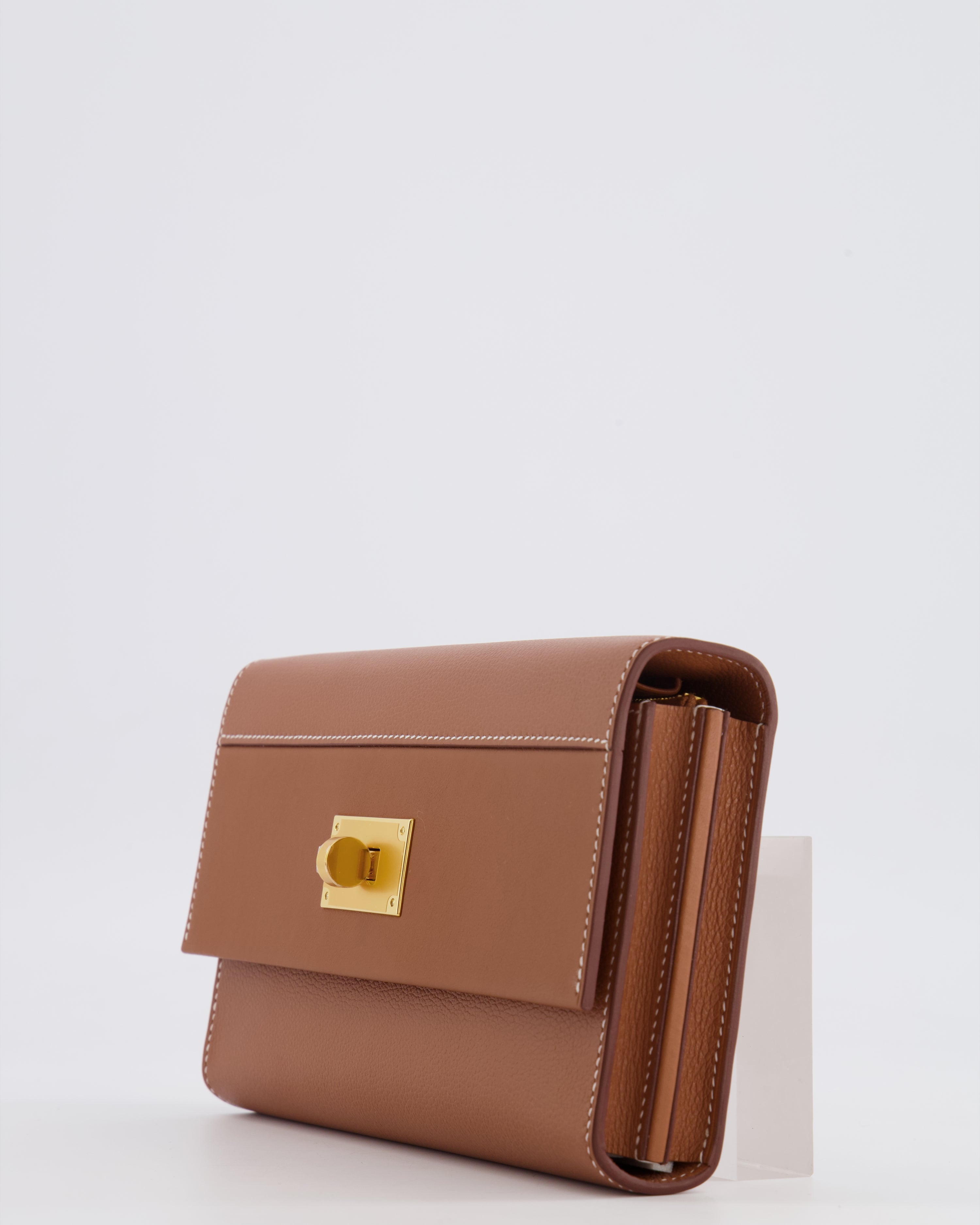 *NEW MODEL* Hermès 24/24 To Go Bag in Gold Evercolor Leather with Gold Hardware