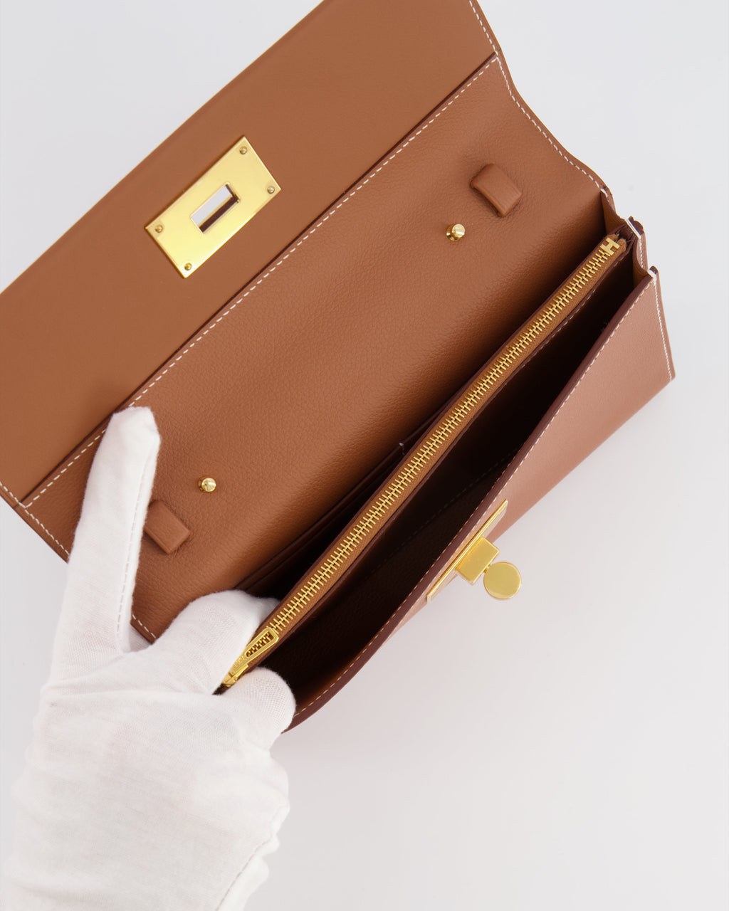 *NEW MODEL* Hermès 24/24 To Go Bag in Gold Evercolor Leather with Gold Hardware