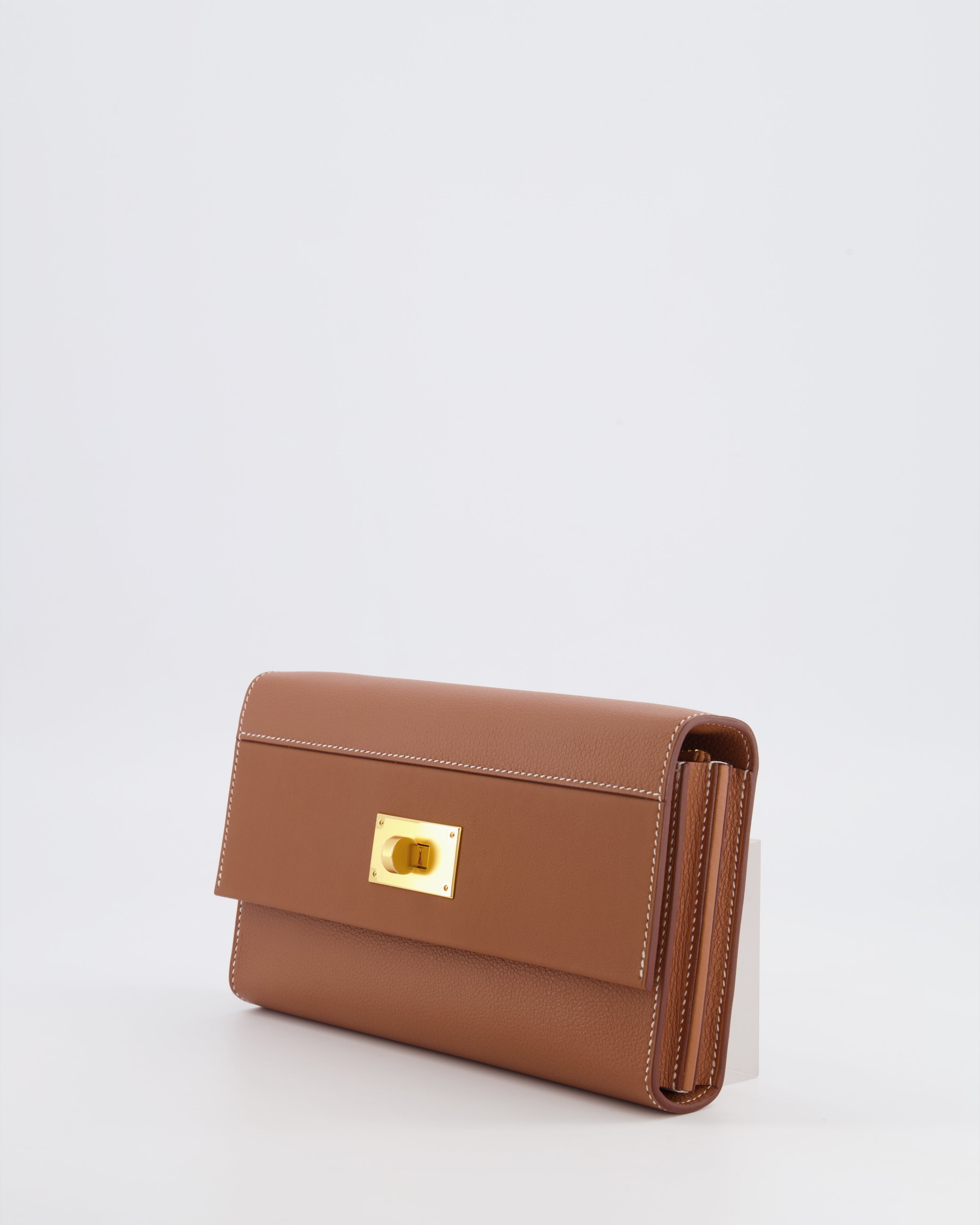 *NEW MODEL* Hermès 24/24 To Go Bag in Gold Evercolor Leather with Gold Hardware