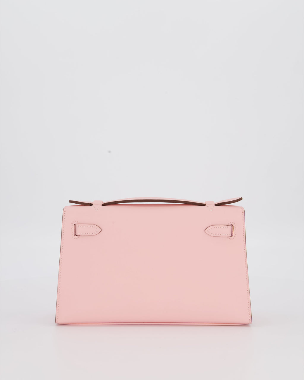 *HOT COLOUR* Hermès Mini Kelly Pochette Bag in Rose Sakura Swift Leather with Palladium Hardware