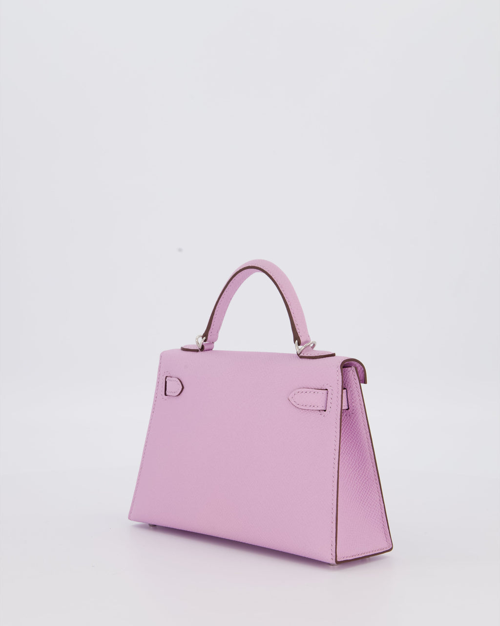 *SUPER RARE* Hermès Mini Kelly II 20 Bag in Guimauve Epsom Leather with Palladium Hardware