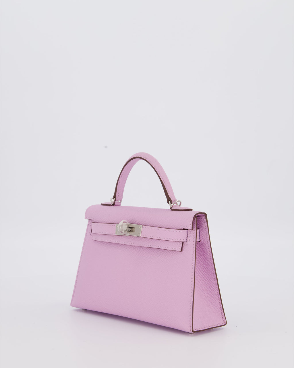 *SUPER RARE* Hermès Mini Kelly II 20 Bag in Guimauve Epsom Leather with Palladium Hardware