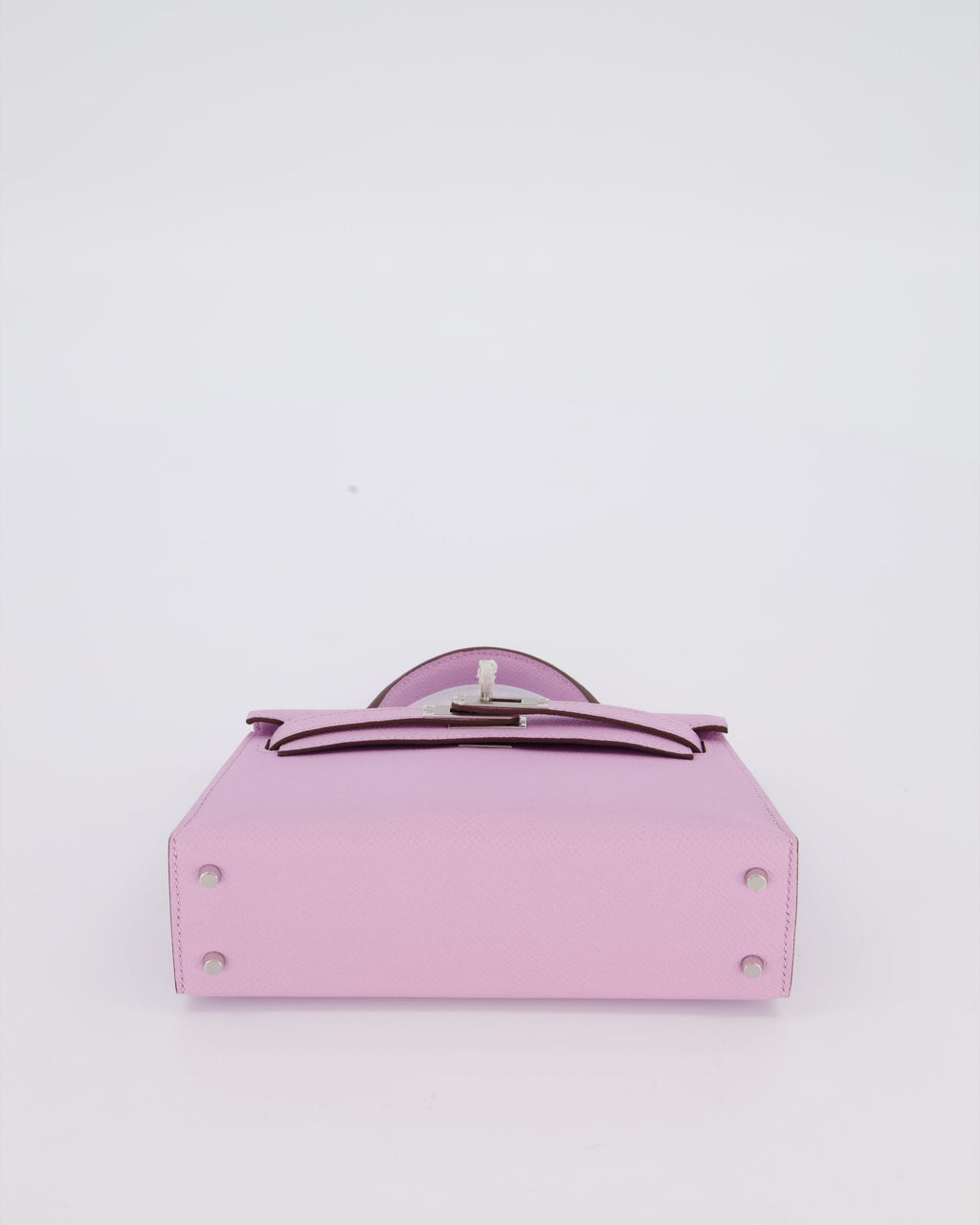 *SUPER RARE* Hermès Mini Kelly II 20 Bag in Guimauve Epsom Leather with Palladium Hardware