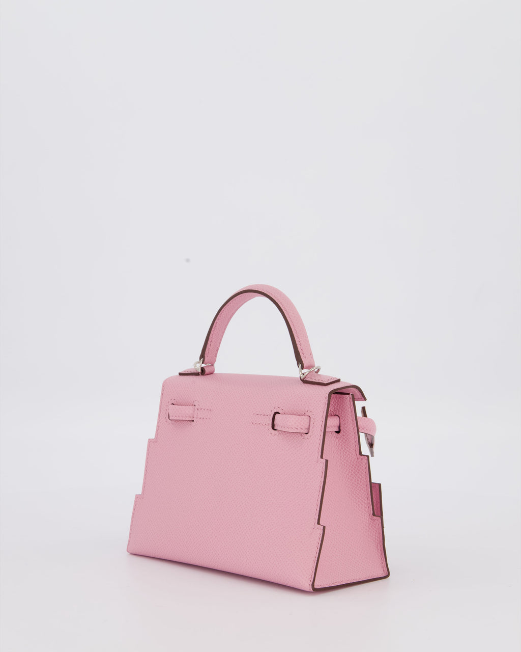 *EXTRA RARE* Hermès Mini Kelly Doll Picto 20 Bag in Mauve Sylvestre, Chai & Lime Epsom Leather with Palladium Hardware