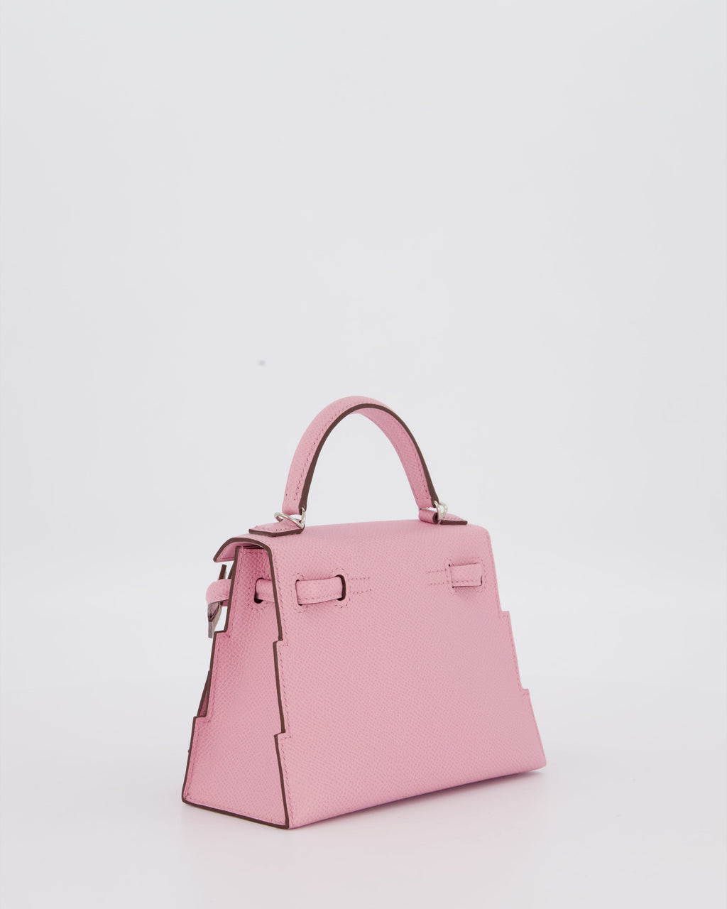 *EXTRA RARE* Hermès Mini Kelly Doll Picto 20 Bag in Mauve Sylvestre, Chai & Lime Epsom Leather with Palladium Hardware