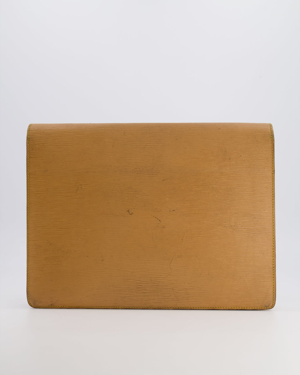 Louis Vuitton Beige Epi Leather Large Pouch Bag with Gold Hardware