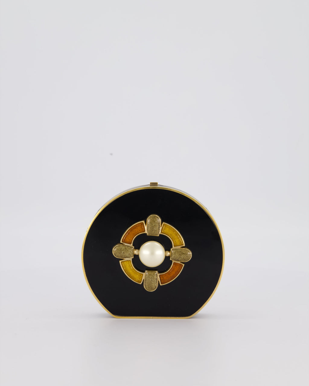 Chanel Black Mini Adore Bag with Pearl Detail