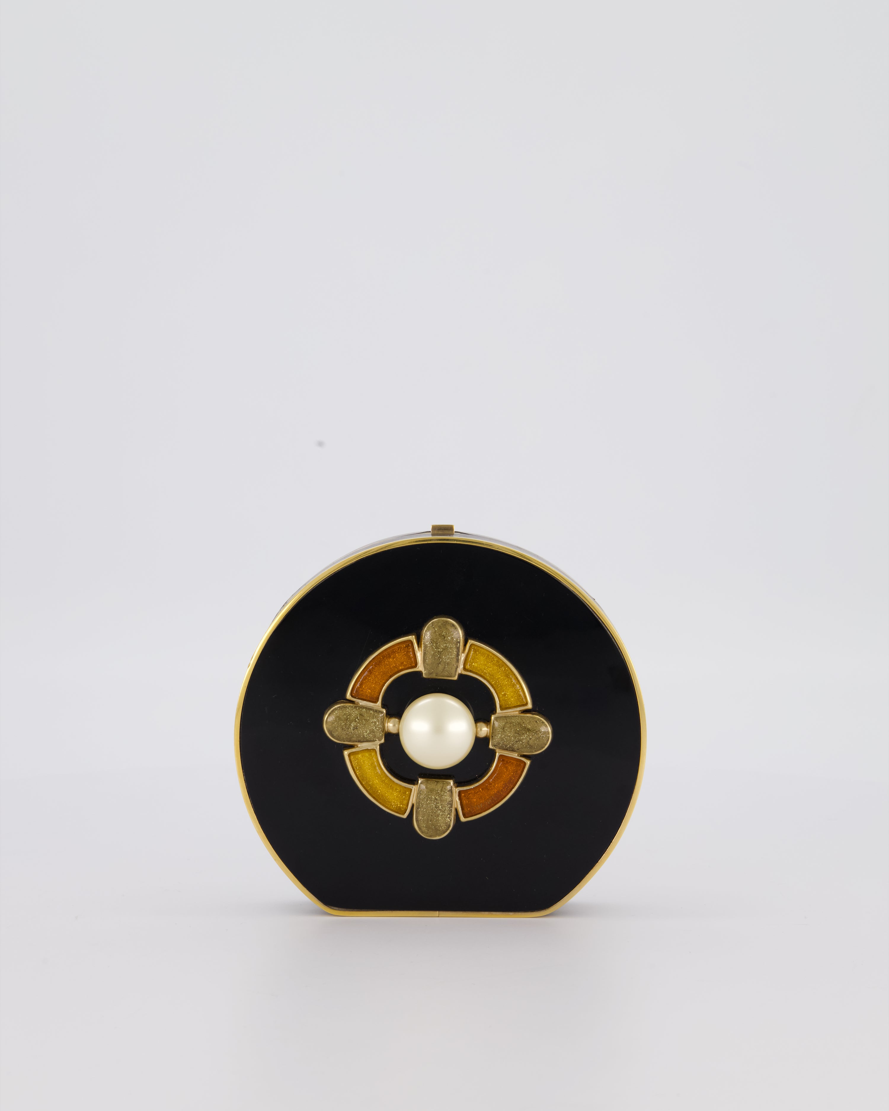 Chanel Black Mini Adore Bag with Pearl Detail