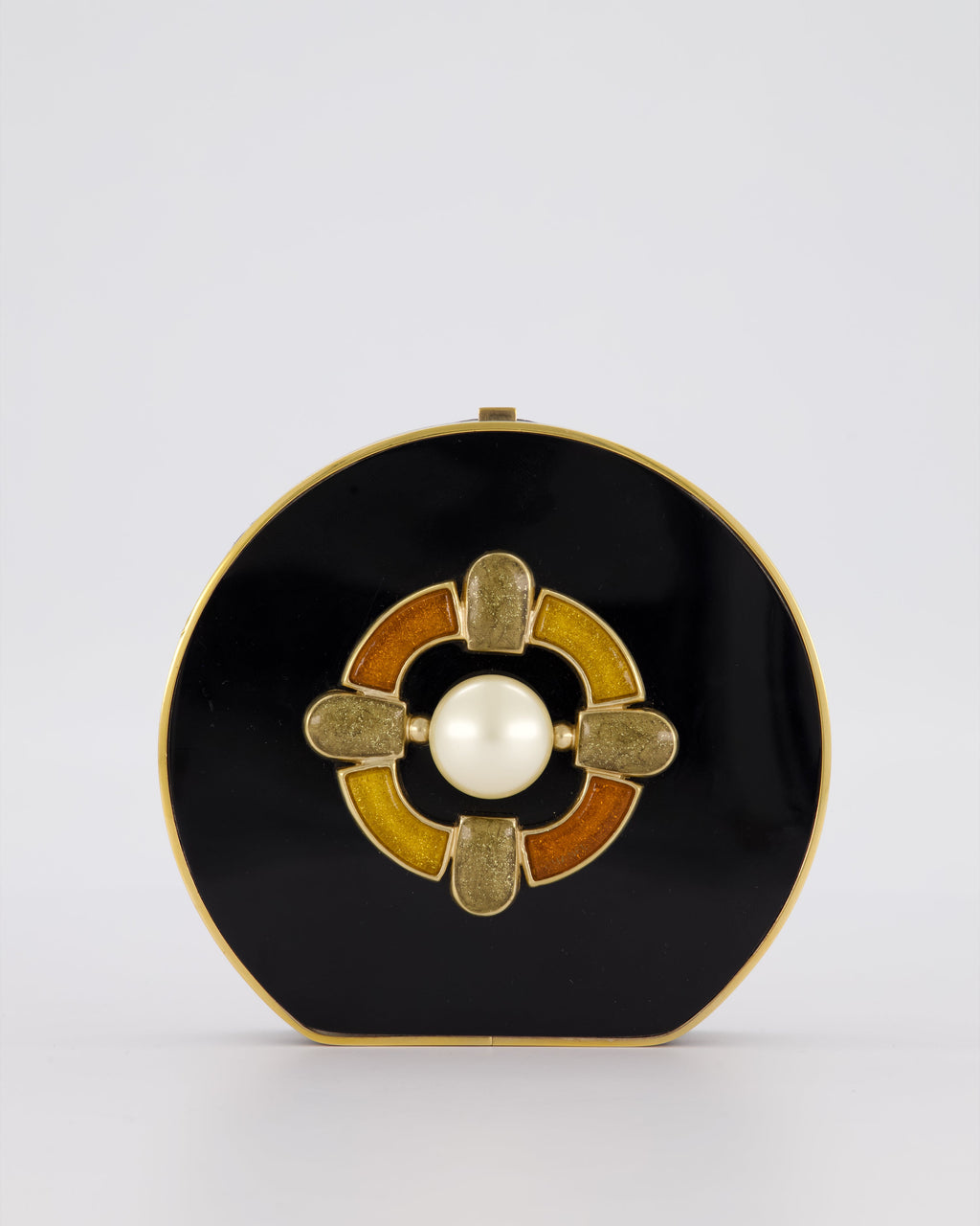 Chanel Black Mini Adore Bag with Pearl Detail
