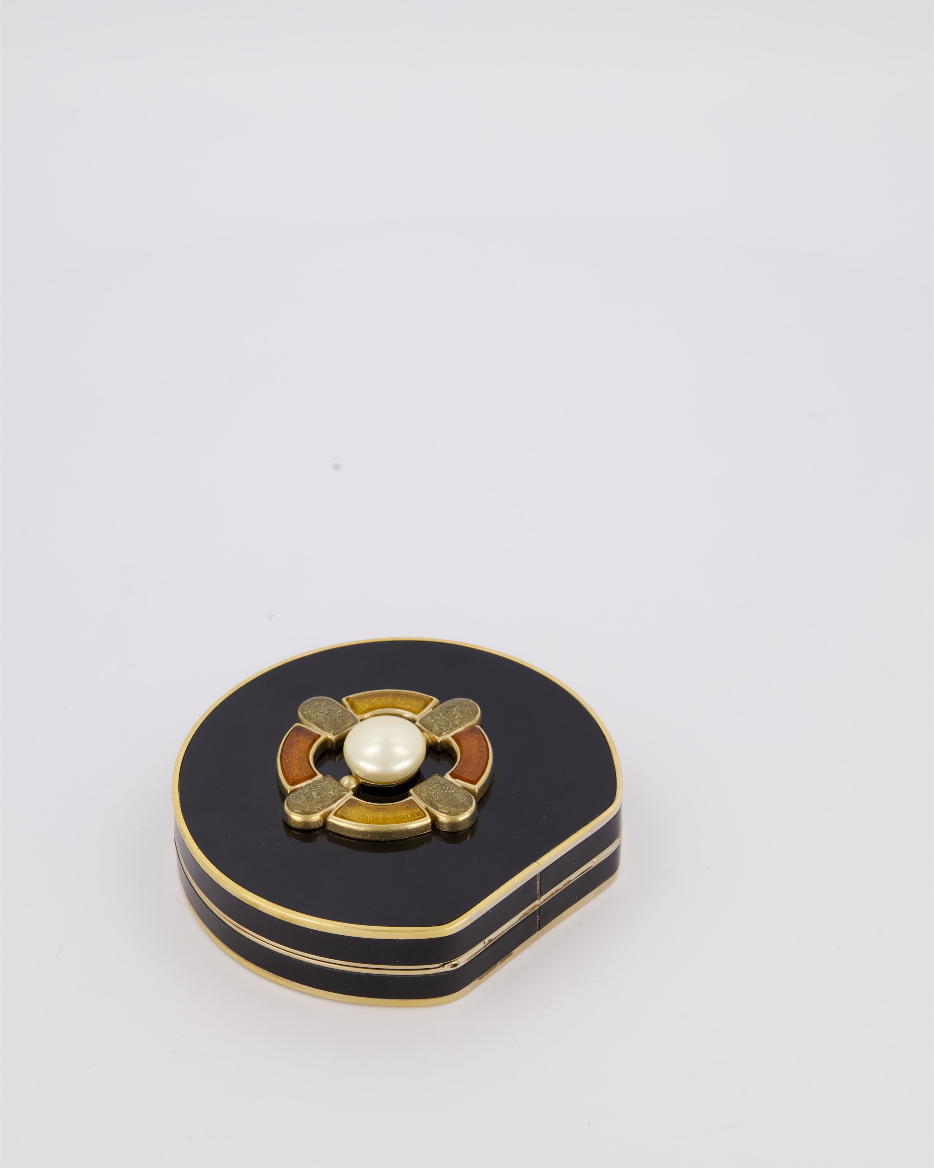 Chanel Black Mini Adore Bag with Pearl Detail