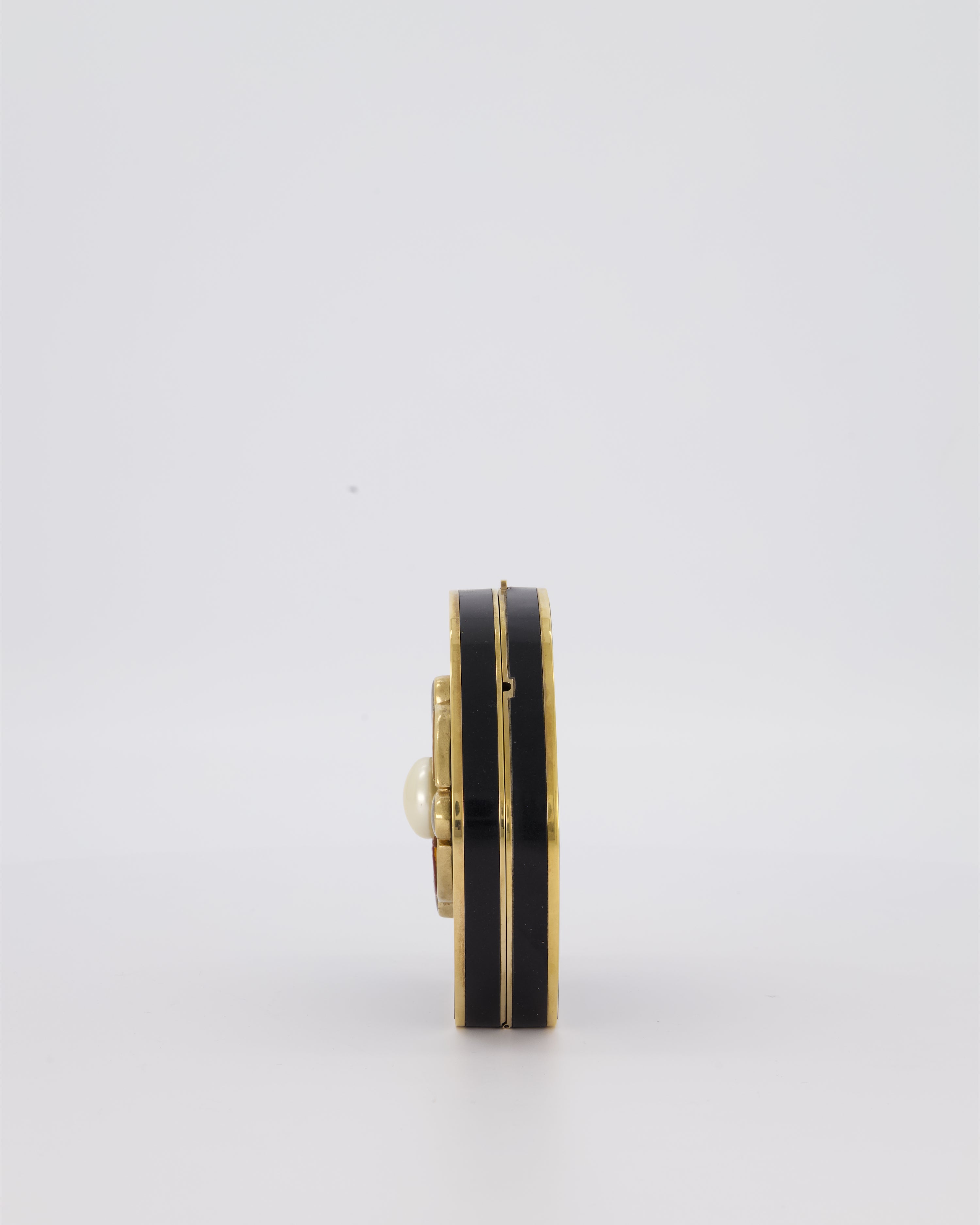 Chanel Black Mini Adore Bag with Pearl Detail