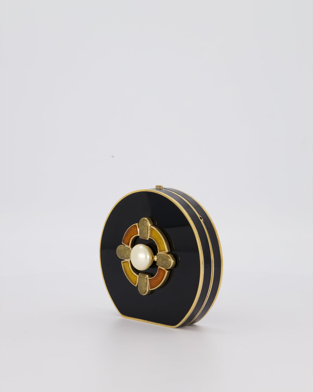 Chanel Black Mini Adore Bag with Pearl Detail