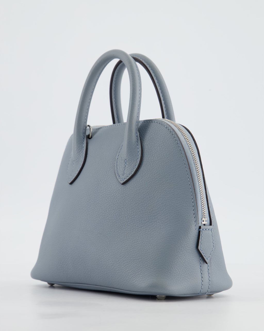 *HOT* Hermès Mini Bolide 1923 Bag in Gris Pantin Evercolour Leather with Palladium Hardware