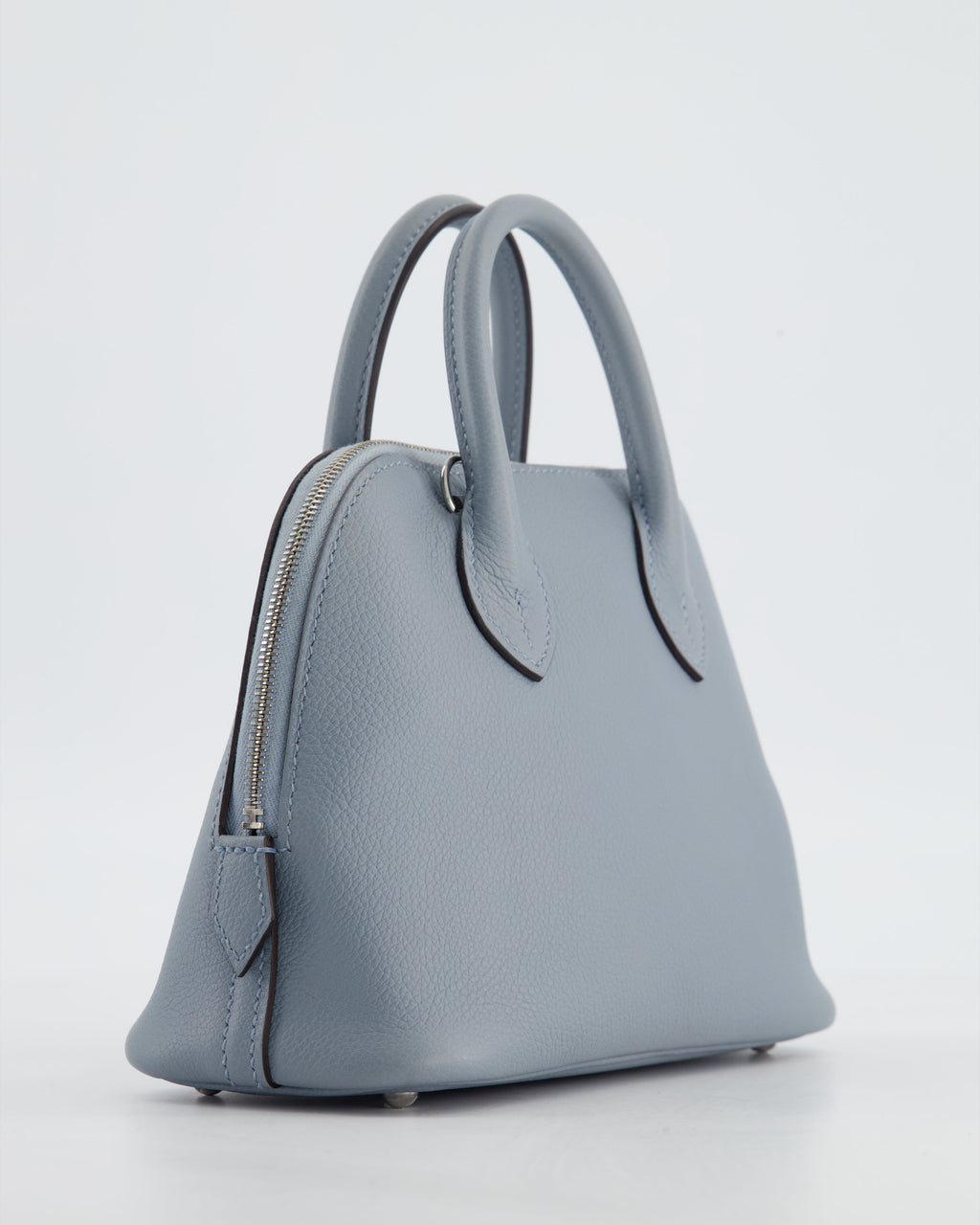*HOT* Hermès Mini Bolide 1923 Bag in Gris Pantin Evercolour Leather with Palladium Hardware