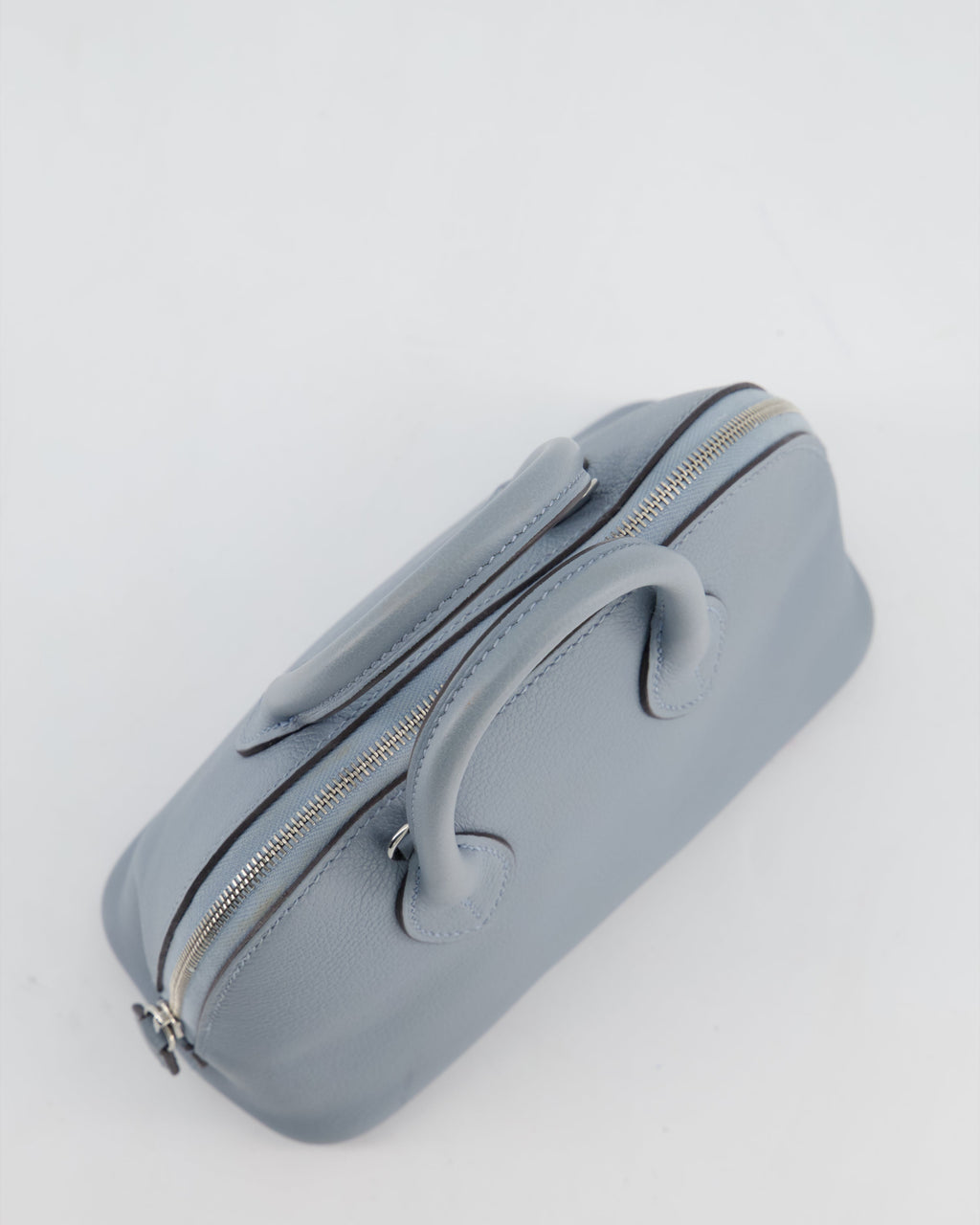 *HOT* Hermès Mini Bolide 1923 Bag in Gris Pantin Evercolour Leather with Palladium Hardware