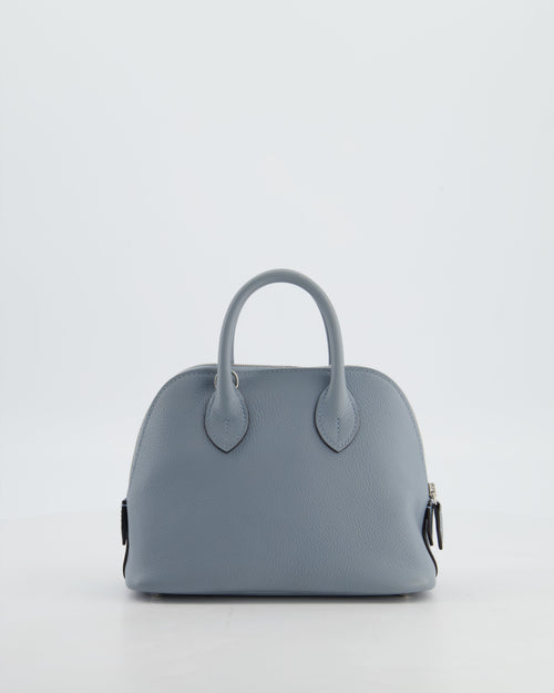 *HOT* Hermès Mini Bolide 1923 Bag in Gris Pantin Evercolour Leather with Palladium Hardware