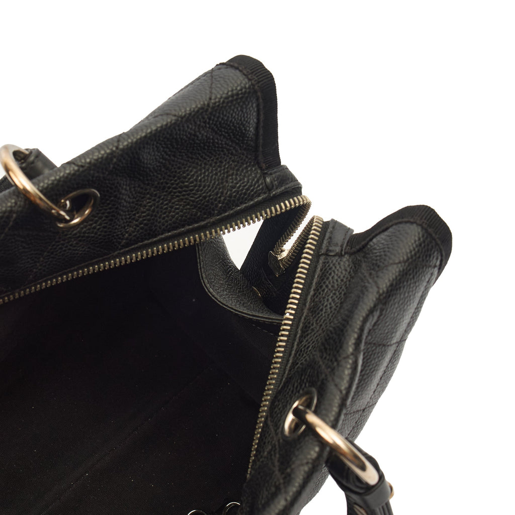 Chanel Tote Shopper Tote in Black, Caviar Leather
