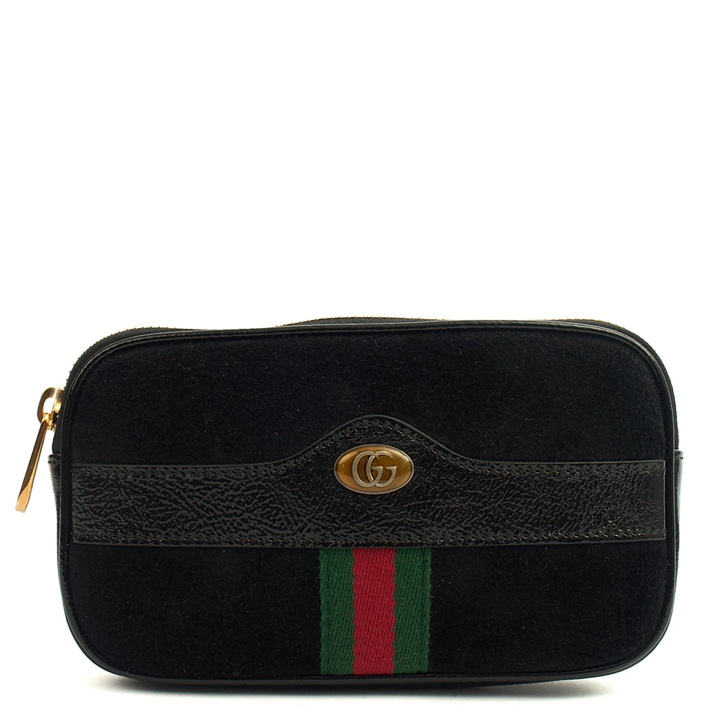 Gucci Clutch Clutch in Black, Suede