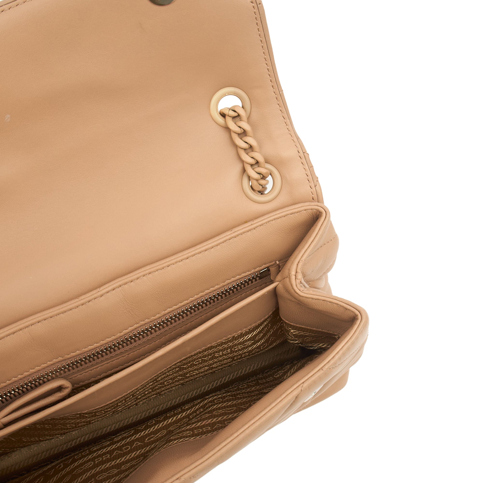 Prada Shoulder Bag Spectrum Zip Shoulder Bag in Brown, Leather