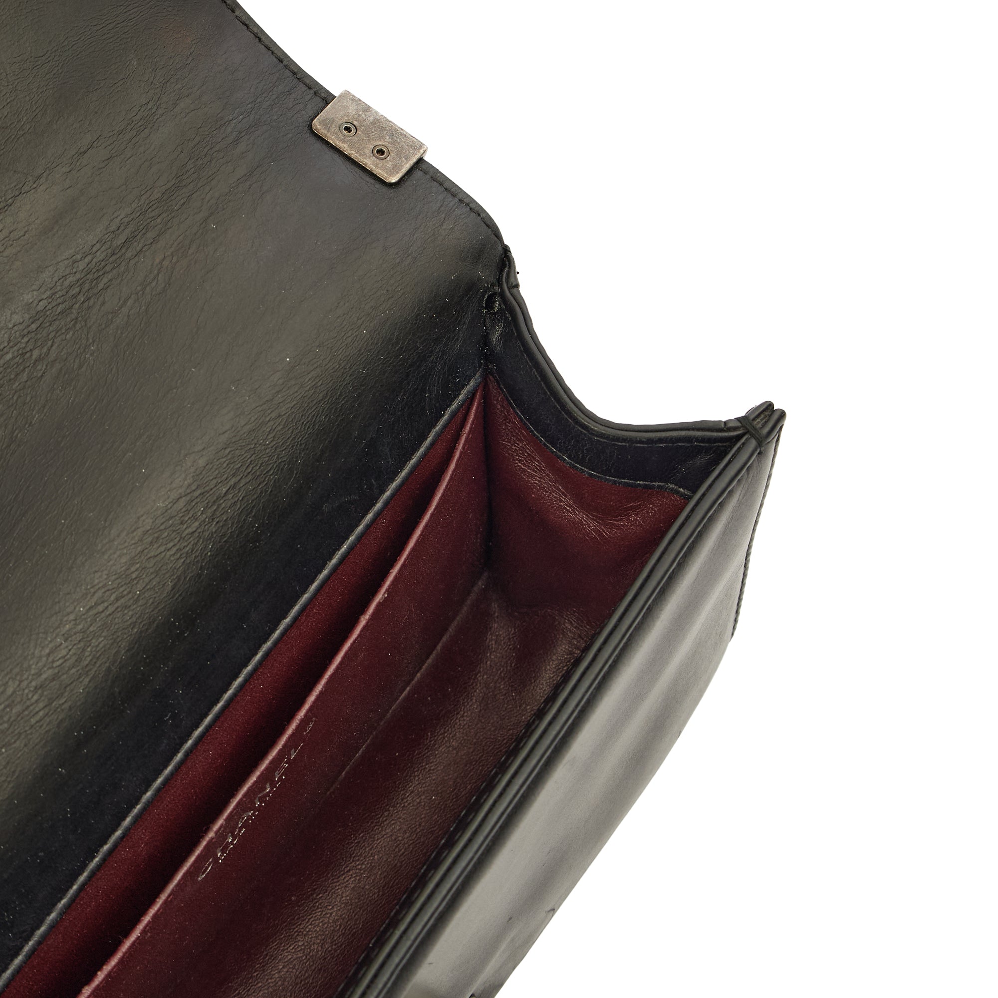 Chanel Boy - Medium in Black, Calfskin Leather