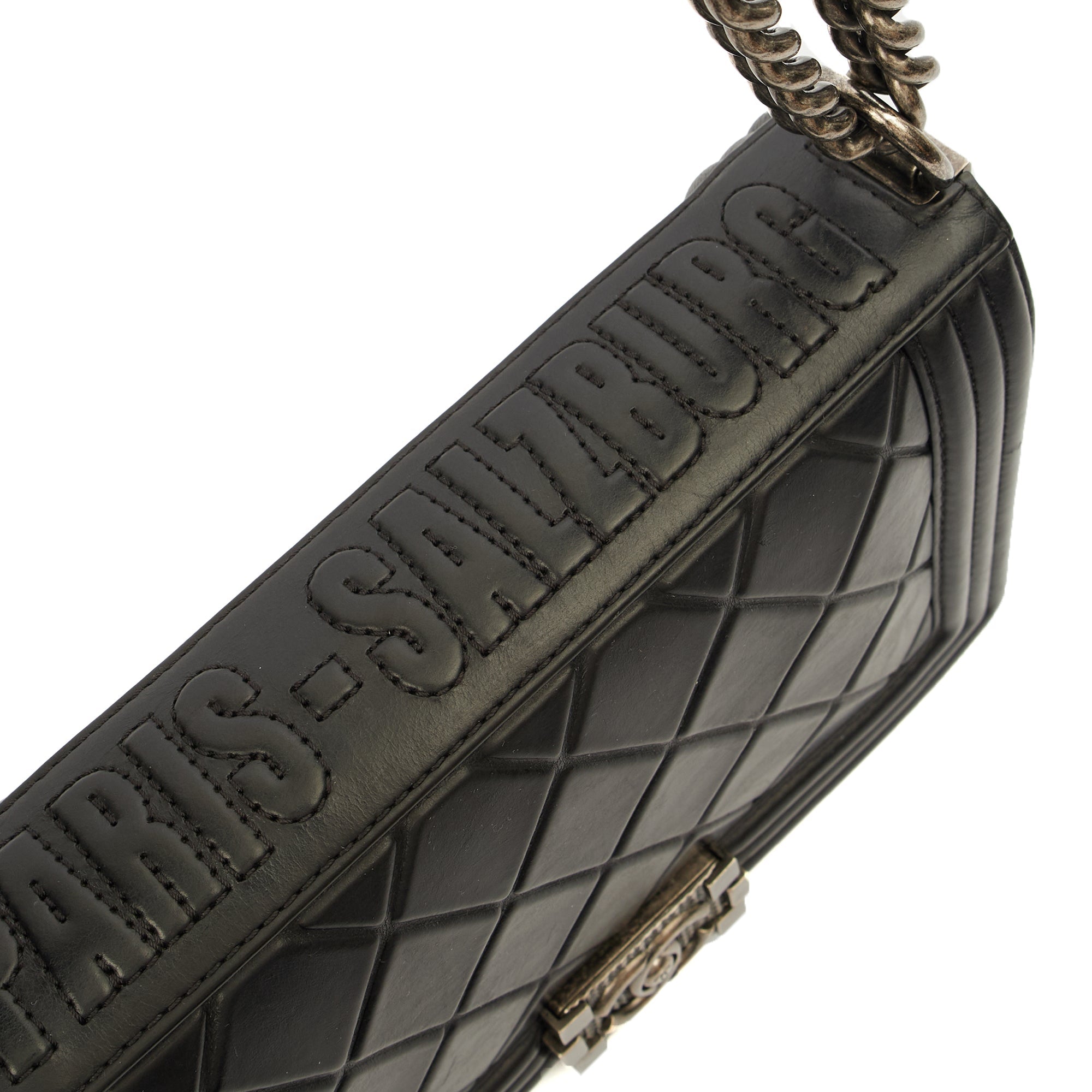 Chanel Boy - Medium in Black, Calfskin Leather