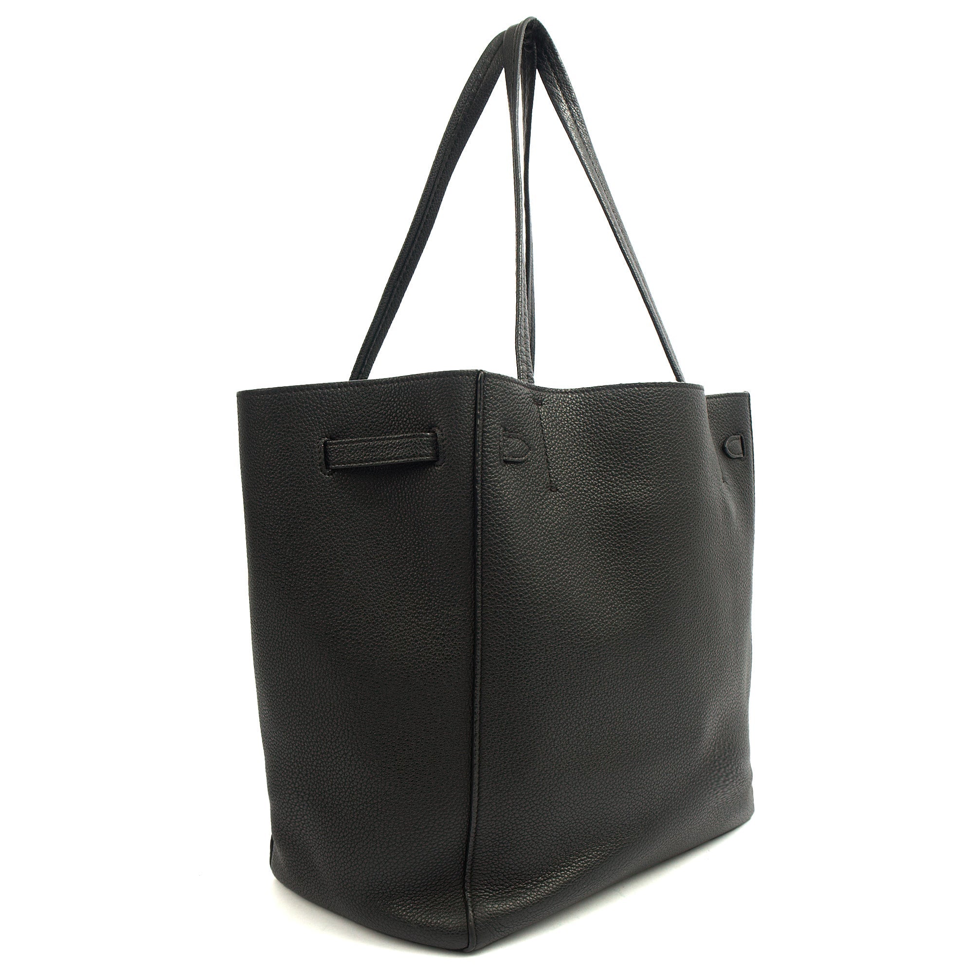 Celine Tote Cabas Phantom - Medium in Black, Leather