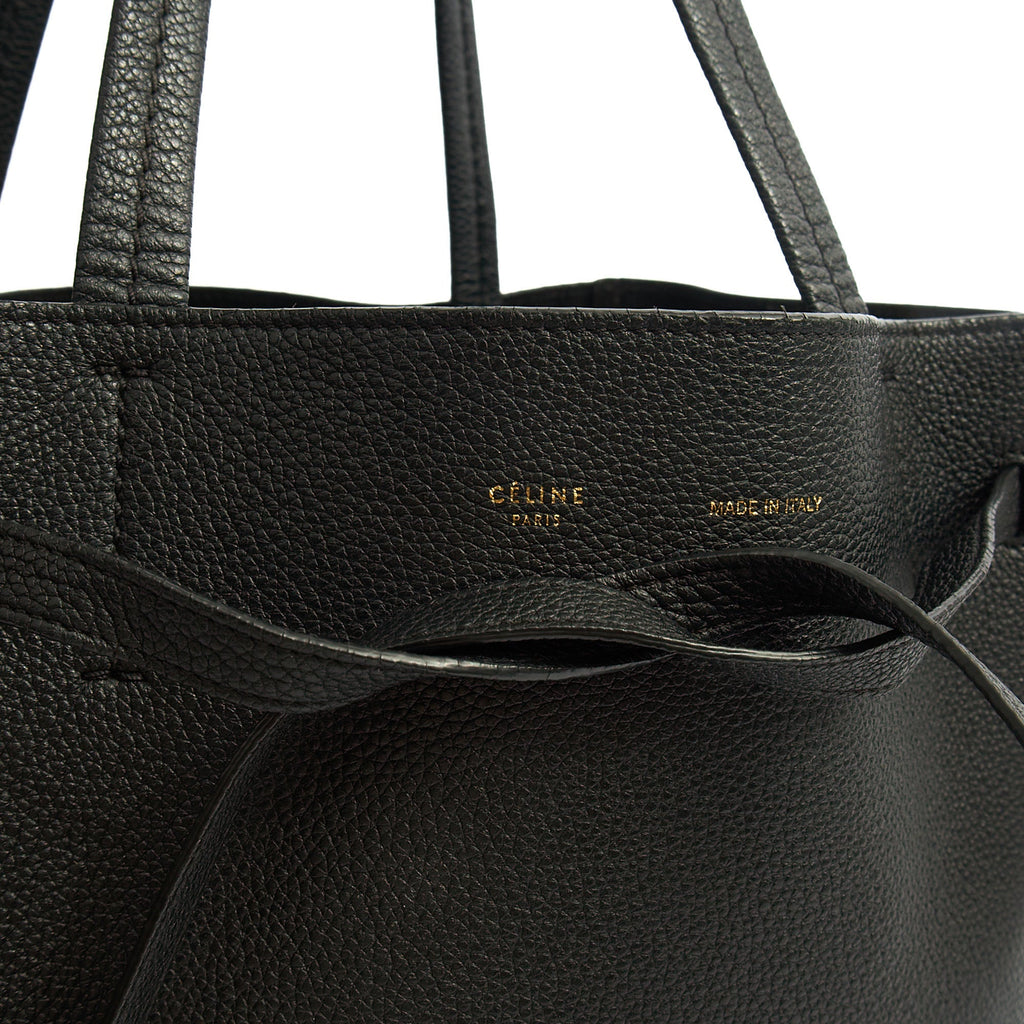 Celine Tote Cabas Phantom - Medium in Black, Leather