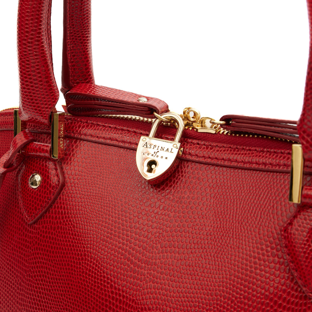 Aspinal of London Tote Hepburn Bag in Red, Leather