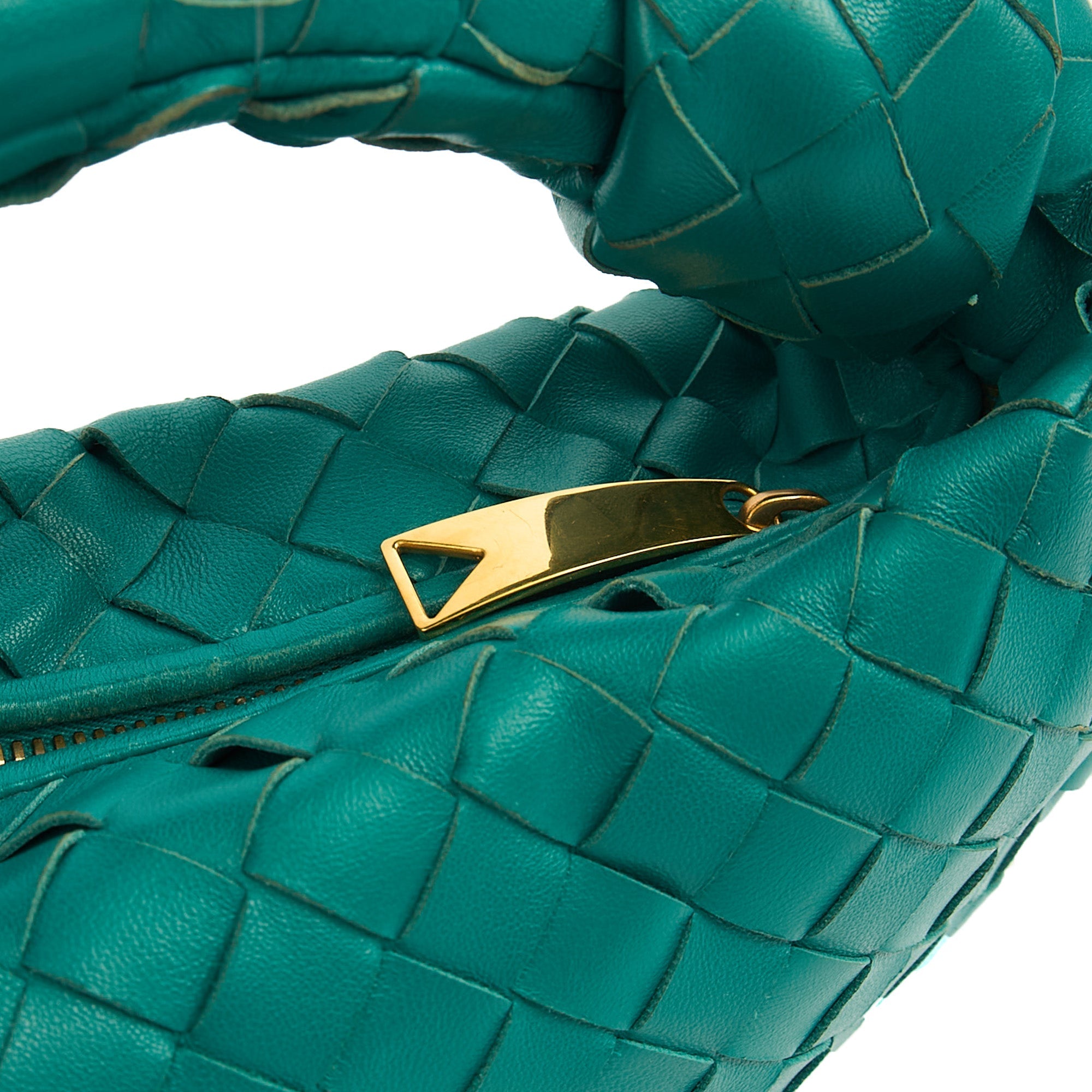 Bottega Veneta Mini Bag Jodie - Mini in Teal, Intrecciato Nappa