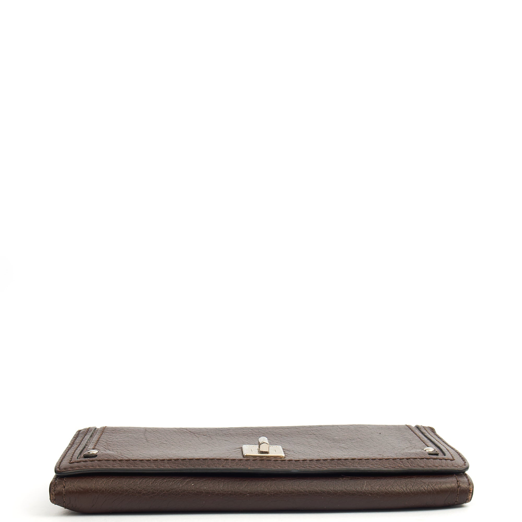 Celine Wallet Wallet in Brown, Box Calfskin