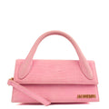 Jacquemus Top Handle Le Chiquito Long in Pink, Leather