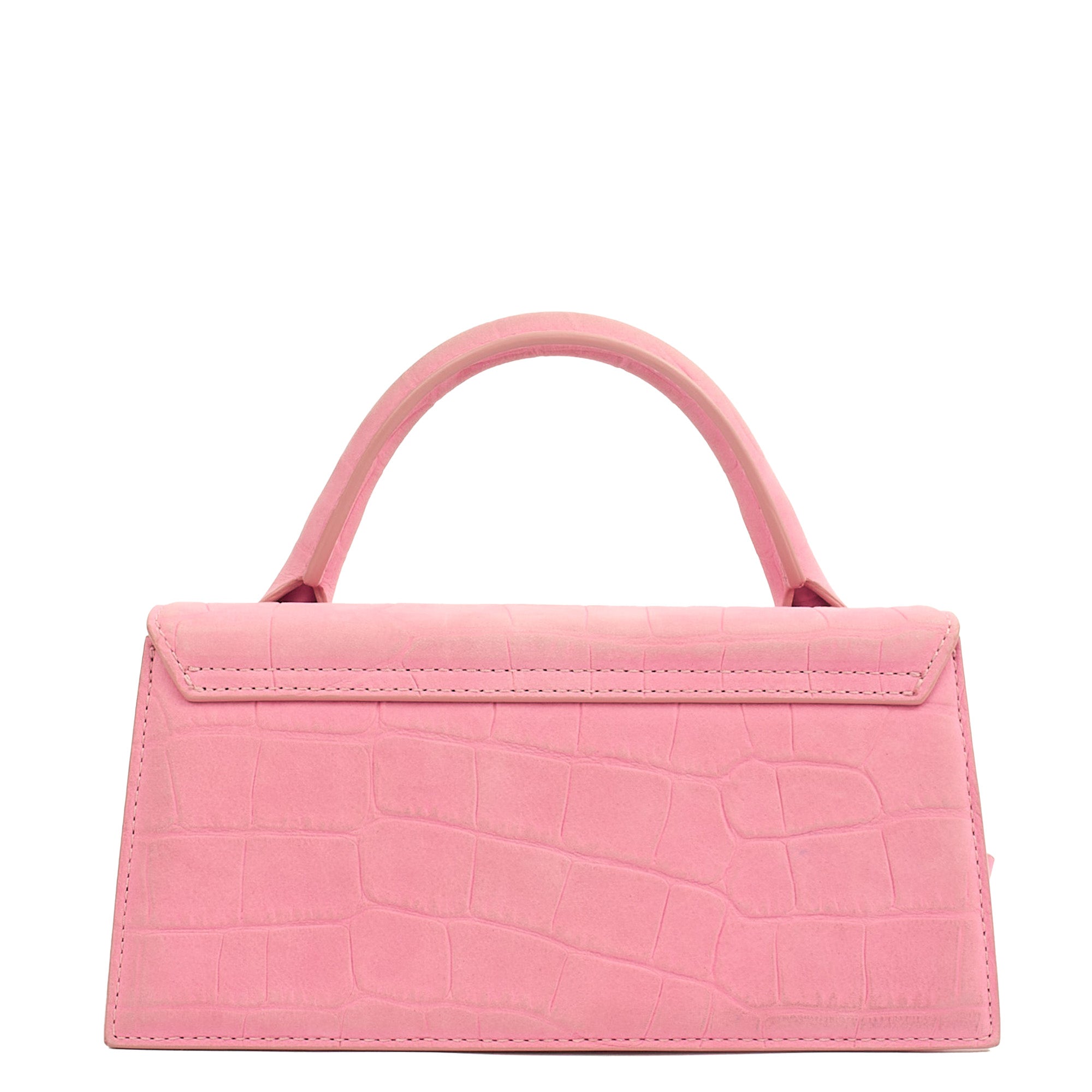 Jacquemus Top Handle Le Chiquito Long in Pink, Leather