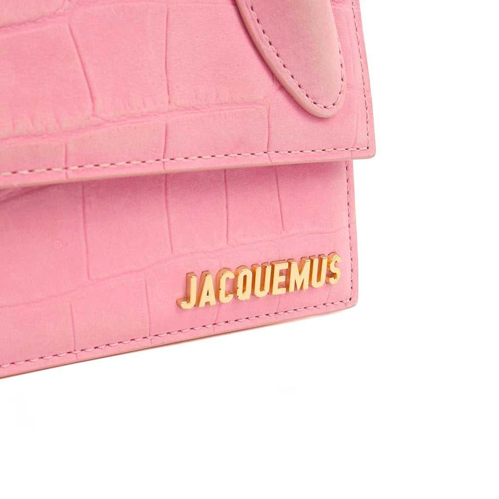 Jacquemus Top Handle Le Chiquito Long in Pink, Leather